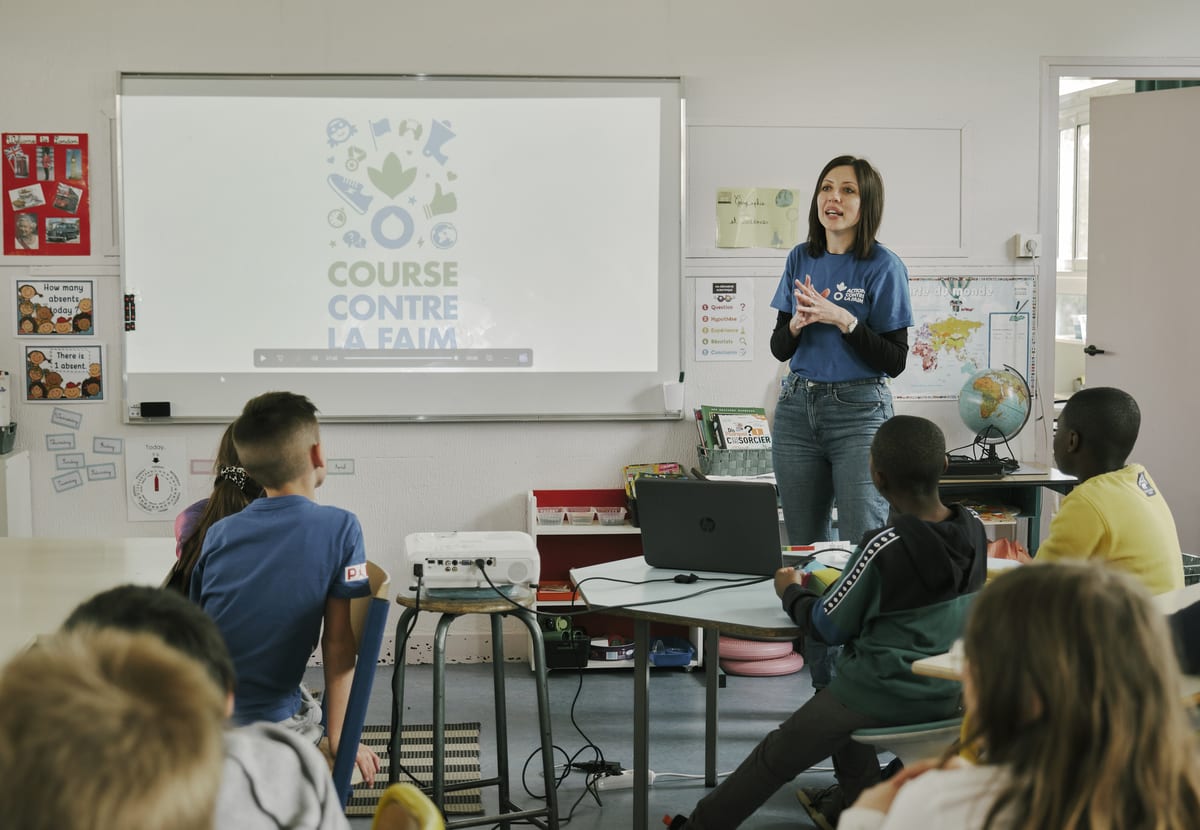 Sensibilisation Course contre la Faim, 2023